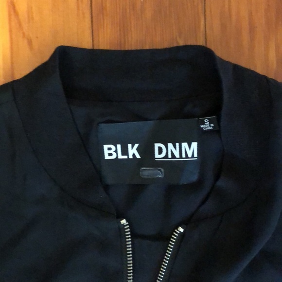BLK DNM Bomber Jacket - 100% silk - Picture 2 of 4